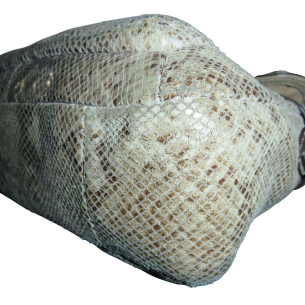 Coach 2013 Campbell Exotic Snakeskin Embossed Leather Flap Satchel Handbag 27895 - Picture 7 of 14